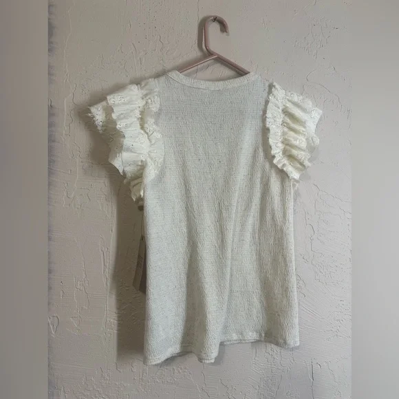 NWT Frye and Co Short Sleeve Blouse- Size Small - Picture 4 of 6